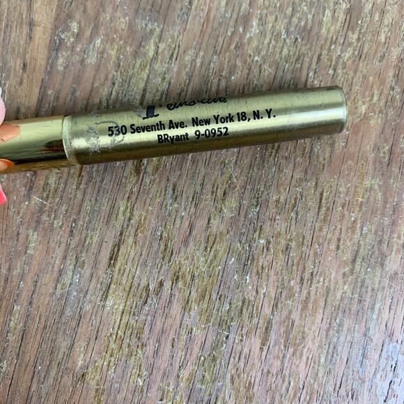 Vintage Parnes Feinstein Brass Pearl‎ Rhinestone Cherry Spice Perfume Pen EMPTY - Picture 8 of 10